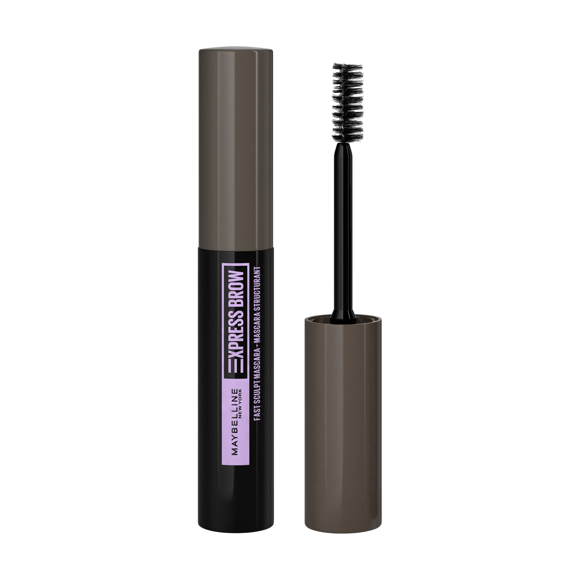 Гель-туш для брів Maybelline New York Express Brow Fast Sculpt фікусувальна, 4 Medium Brown, 3.5 мл